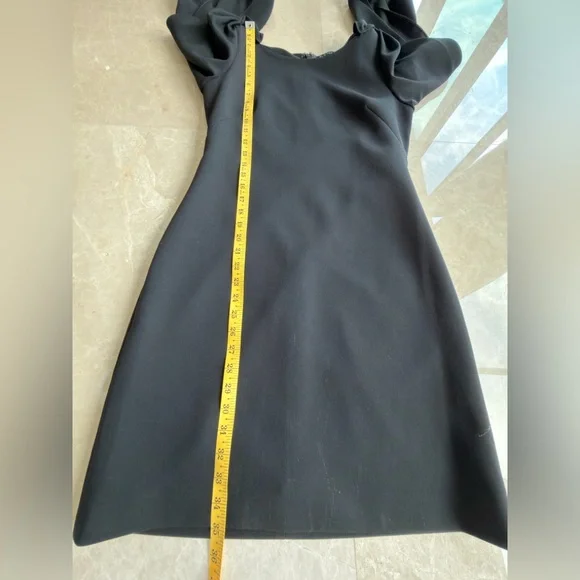 Vintage Elie Tahari Black Long Sleeve Dress with Embellished Cuffs Size 4 - Picture 11 of 17